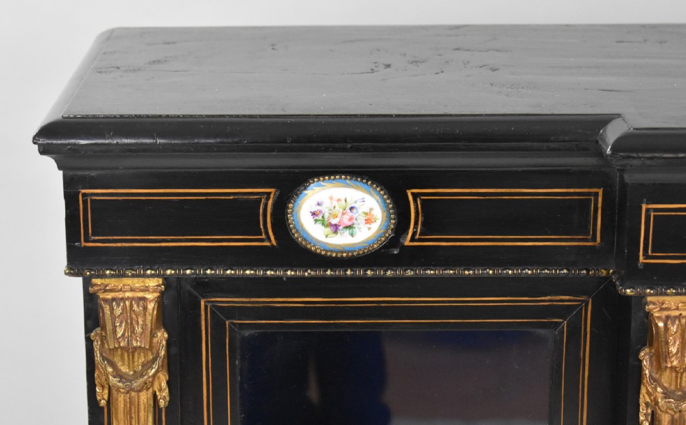 Victorian Ebonised Credenza View IX