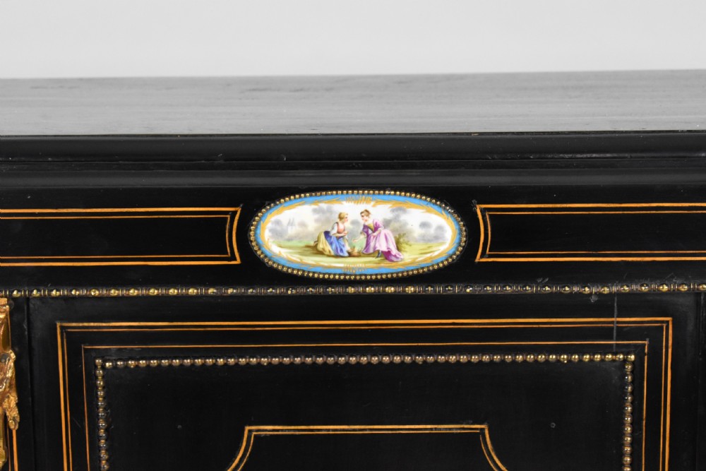 Victorian Ebonised Credenza View XII