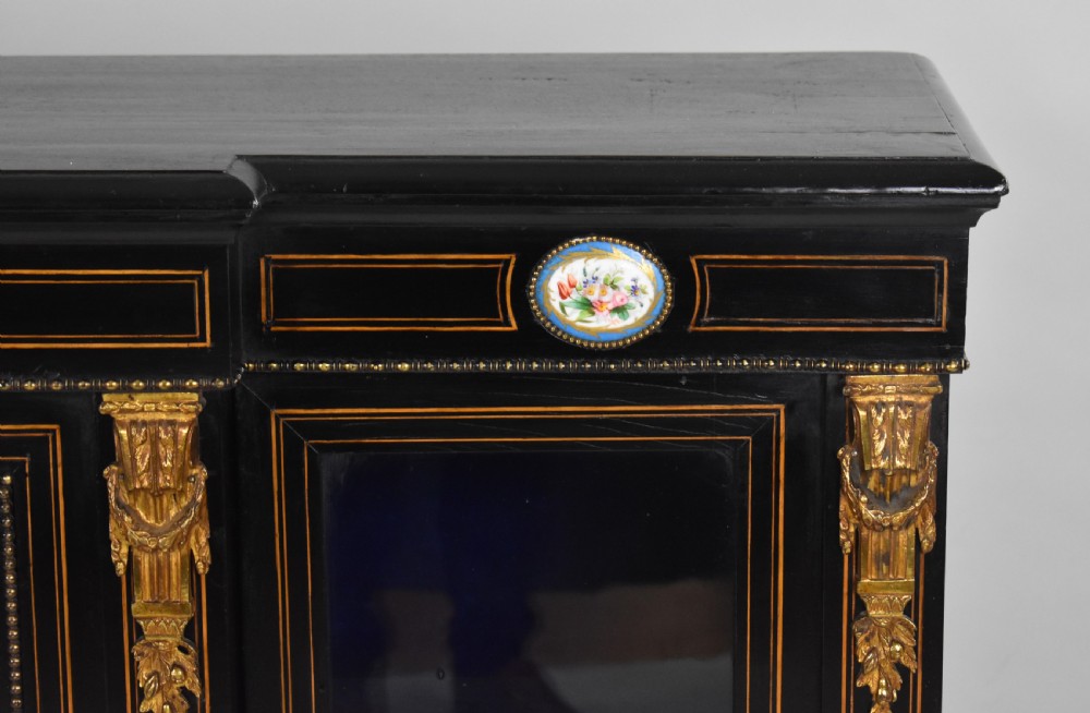 Victorian Ebonised Credenza View XIII