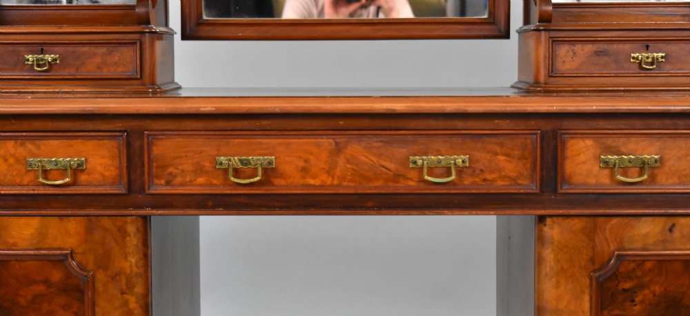 Victorian Burr Walnut Dressing Table View IV
