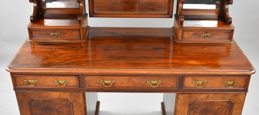 Victorian Burr Walnut Dressing Table View VII
