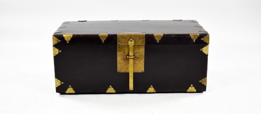 Antique Lacquer Trunk View II