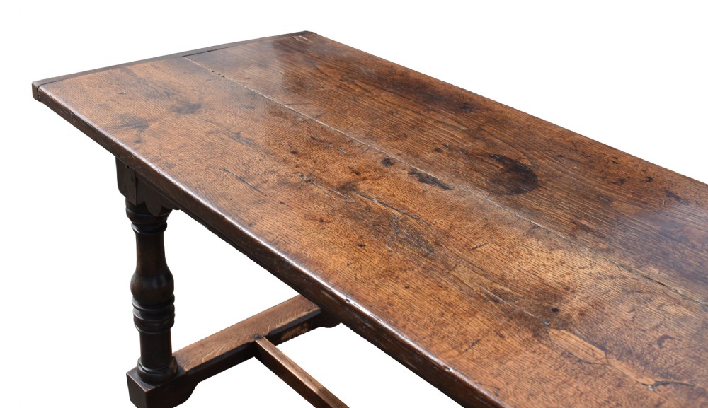 17th Century Oak Refectory Table View V