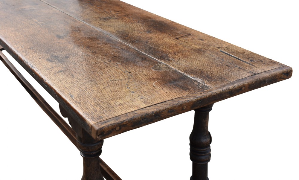 17th Century Oak Refectory Table View VII