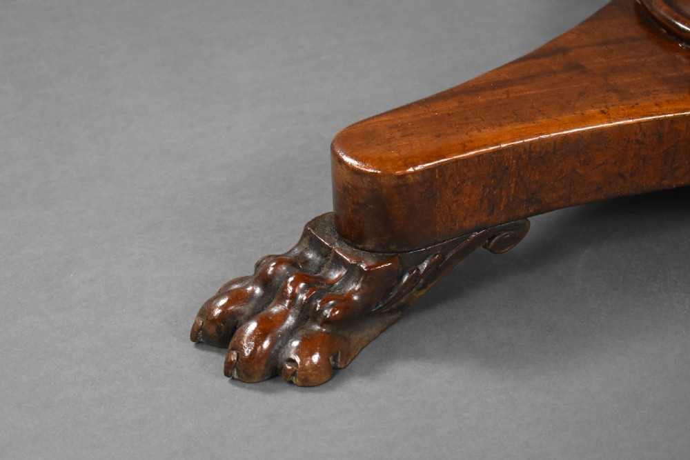 Victorian Mahogany Circular Breakfast Table View V
