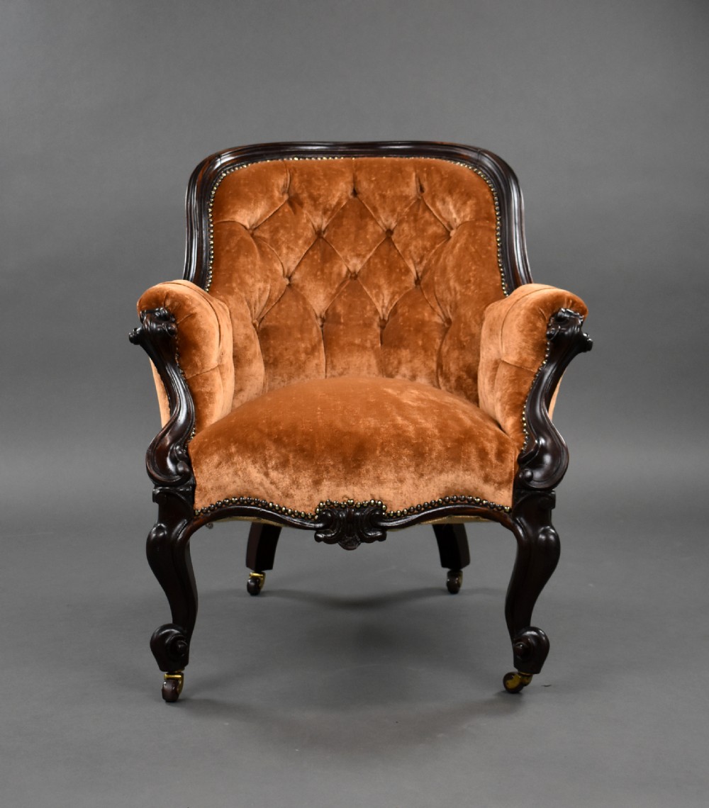 Victorian Mahogany Armchair