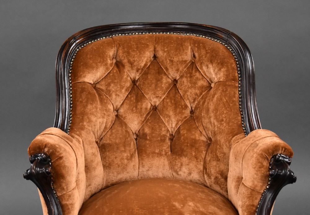 Victorian Mahogany Armchair View III