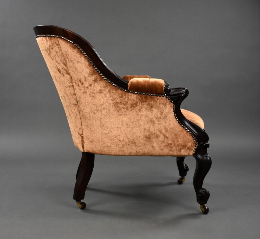 Victorian Mahogany Armchair View V