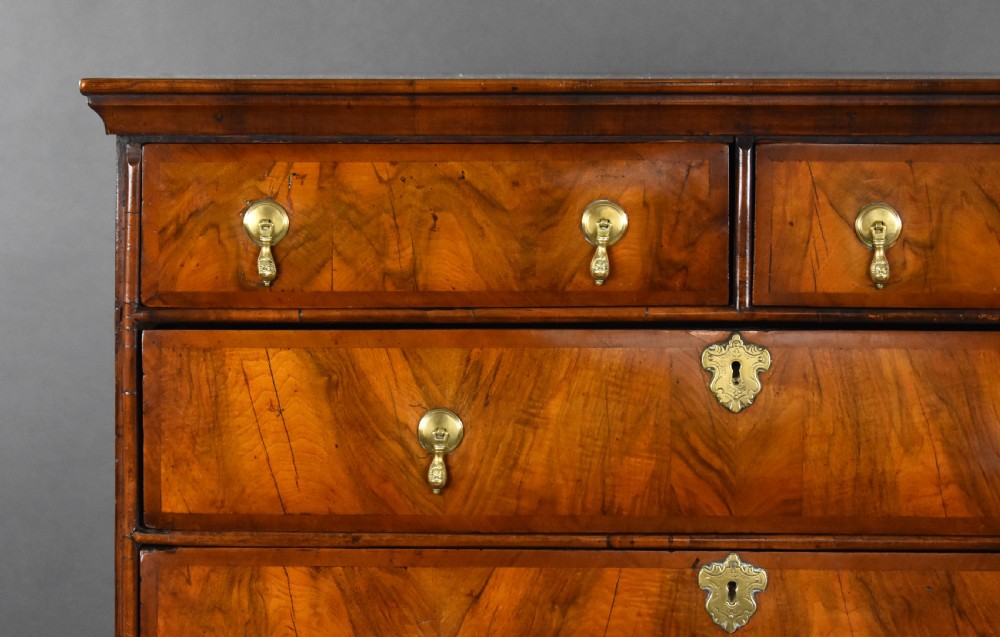 William & Mary Walnut Chest on Stand View VII