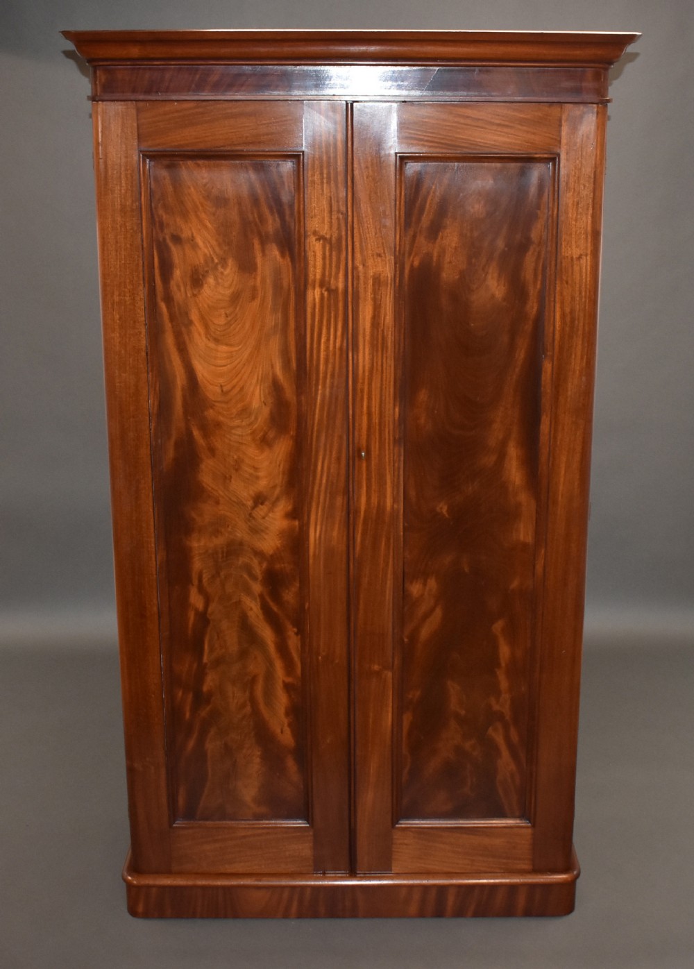 Victorian Mahogany Two Door Wardrobe