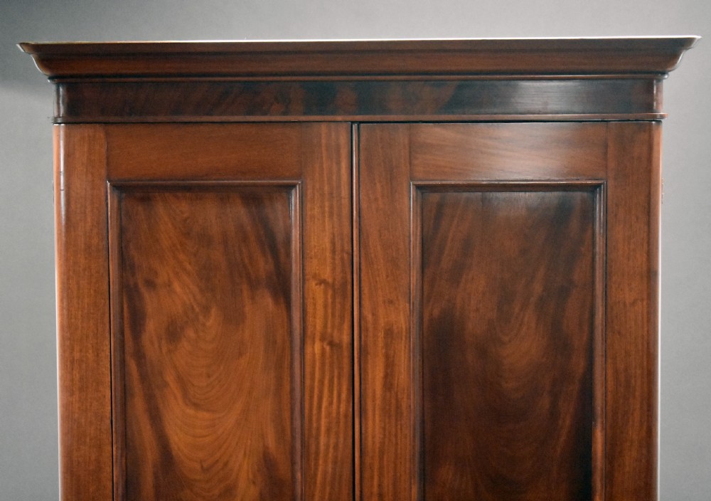 Victorian Mahogany Two Door Wardrobe View II