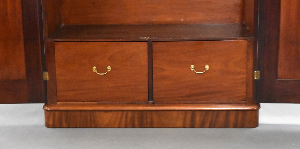 Victorian Mahogany Two Door Wardrobe View VI