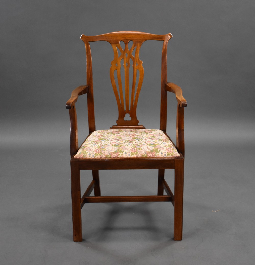 Set of 8 Antique Mahogany Dining Chairs View III