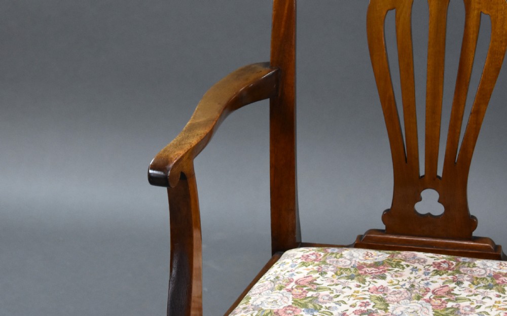 Set of 8 Antique Mahogany Dining Chairs View V