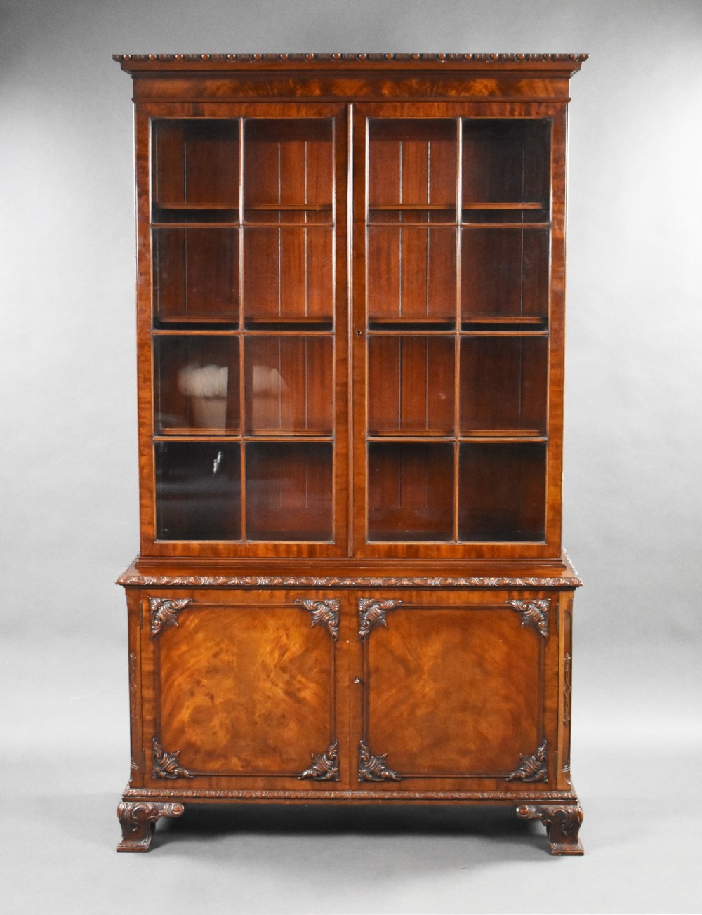Edwardian Mahogany Bookcase by Waring & Gillows