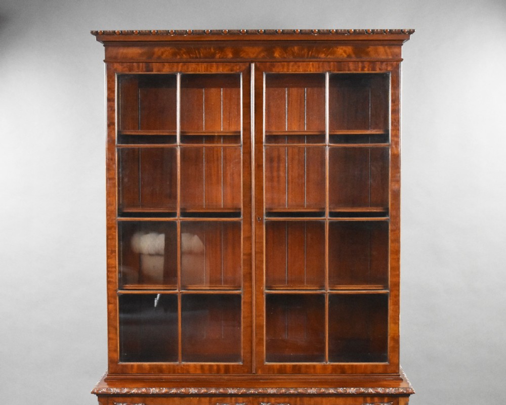Edwardian Mahogany Bookcase by Waring & Gillows View II