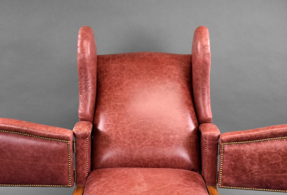Victorian Leather Reclining Chair by J Foot & Sons Ltd View IX