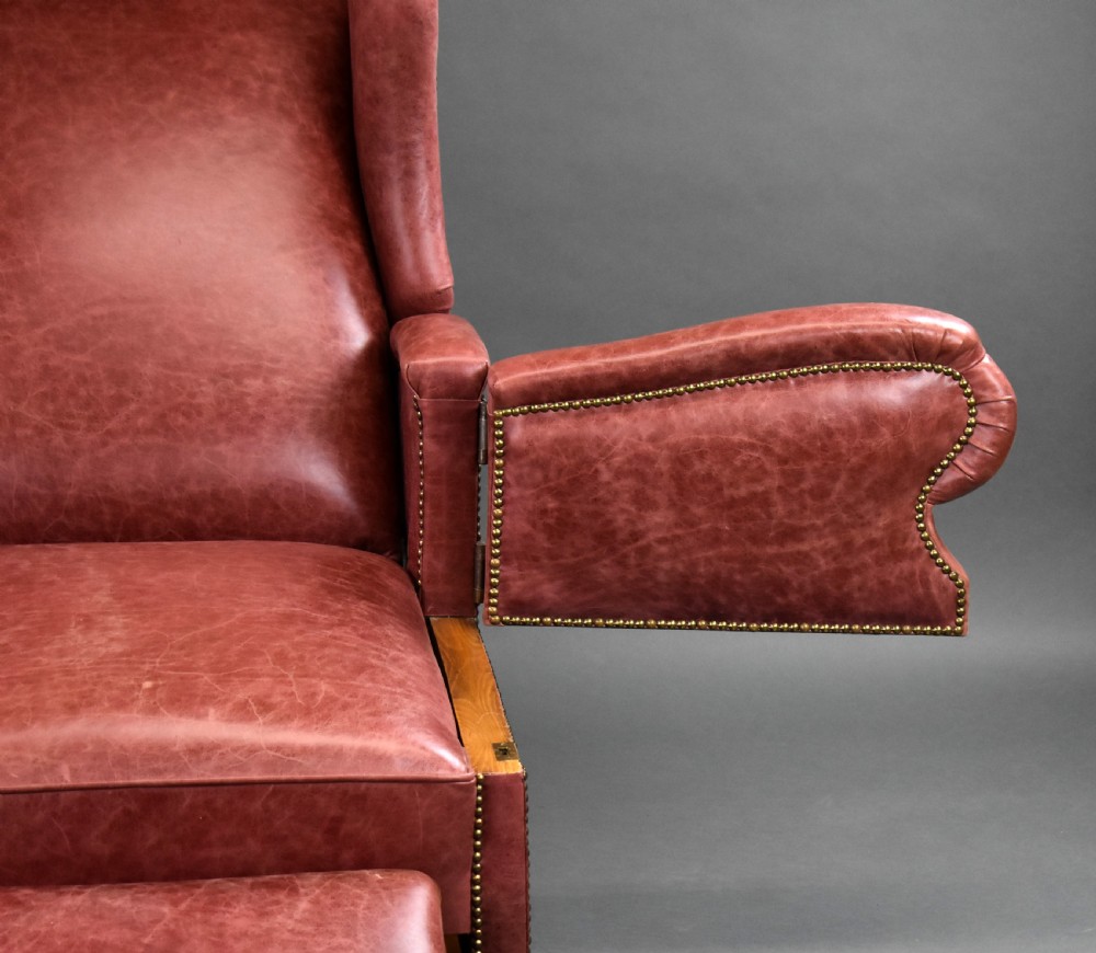 Victorian Leather Reclining Chair by J Foot & Sons Ltd View XI