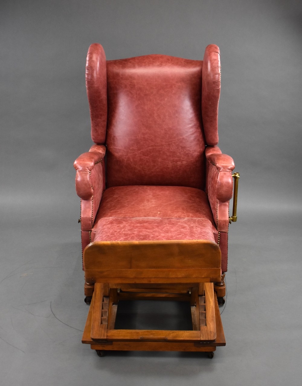 Victorian Leather Reclining Chair by J Foot & Sons Ltd View XII
