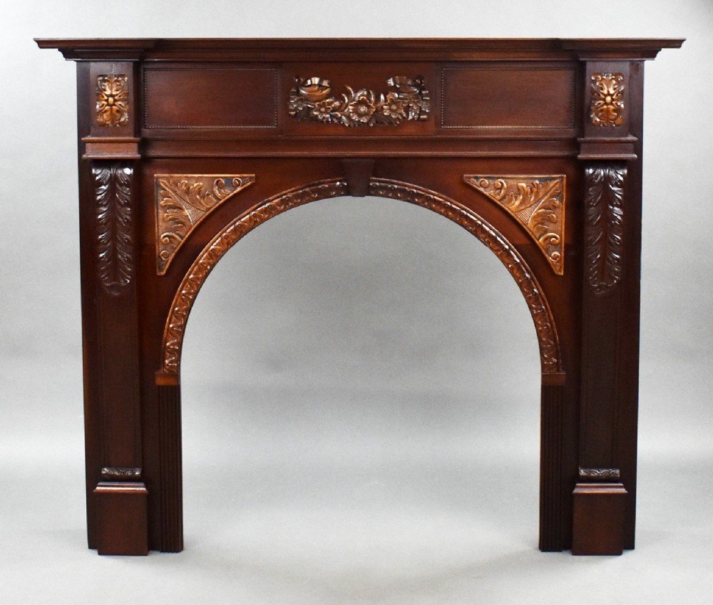 1930S Mahogany Fire Surround