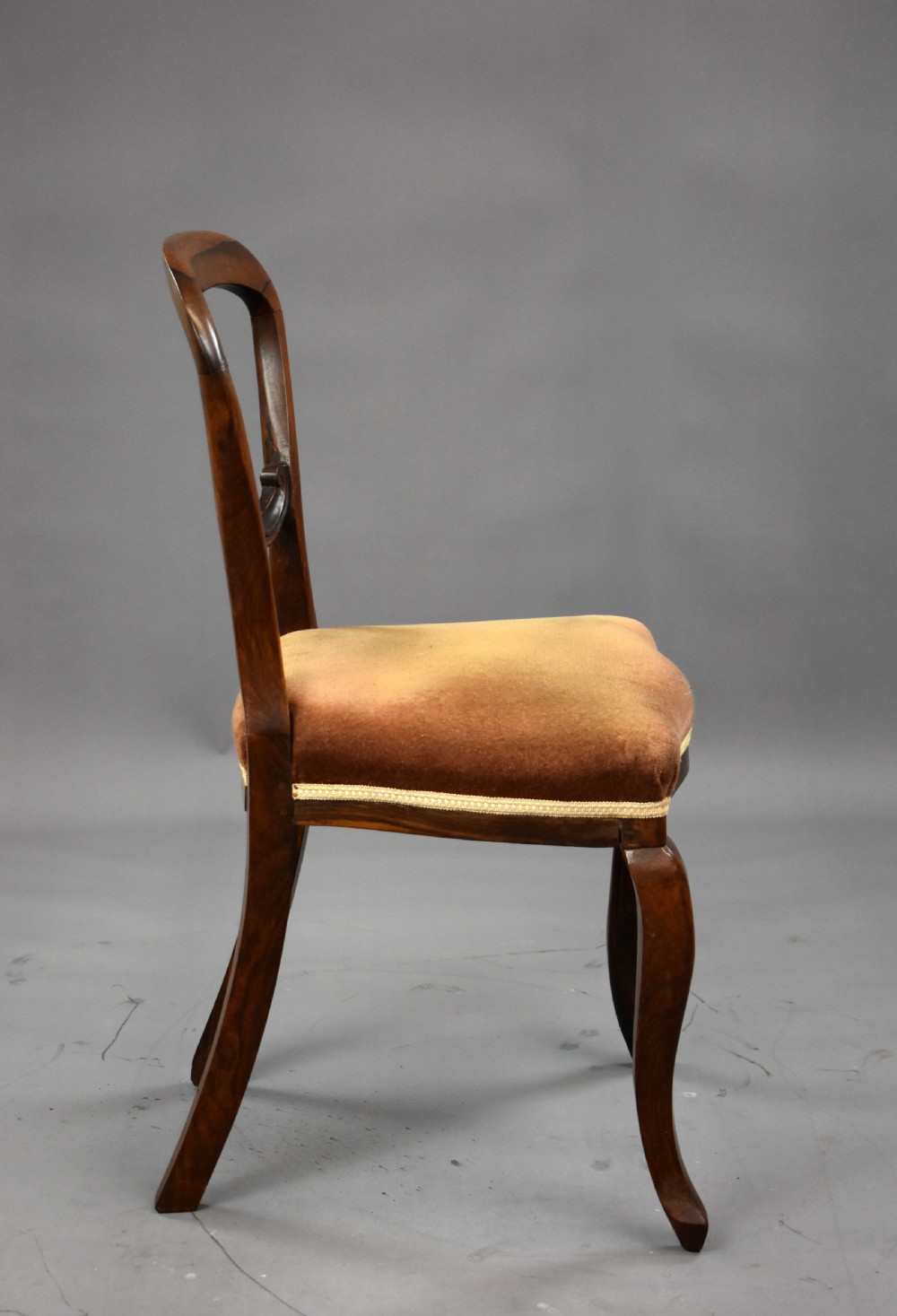 Set of 6 Victorian Rosewood Dining Chairs View V