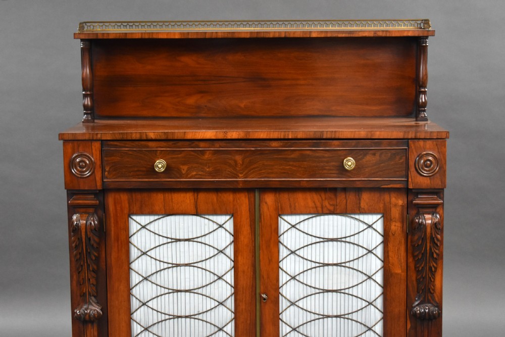 Regency Rosewood Chiffonier View IV