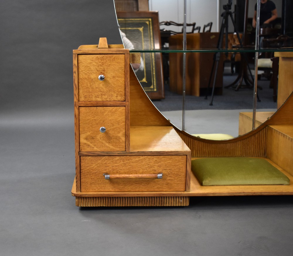 Art Deco Oak Dressing Table View II