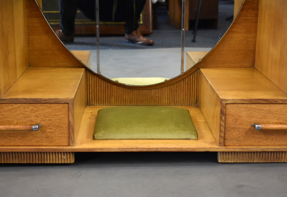 Art Deco Oak Dressing Table View III