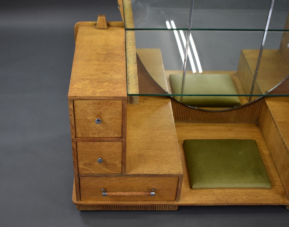 Art Deco Oak Dressing Table View V