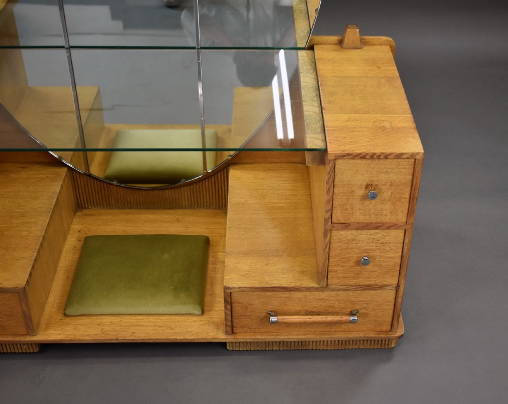 Art Deco Oak Dressing Table View VI