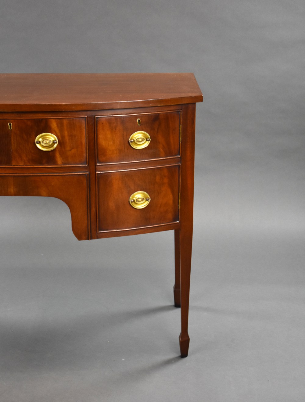 Edwardian Mahogany Bow Front Sideboard View VI