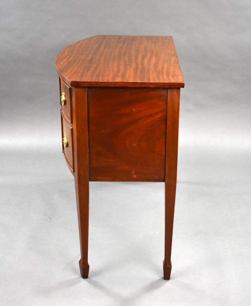 Edwardian Mahogany Bow Front Sideboard View IX