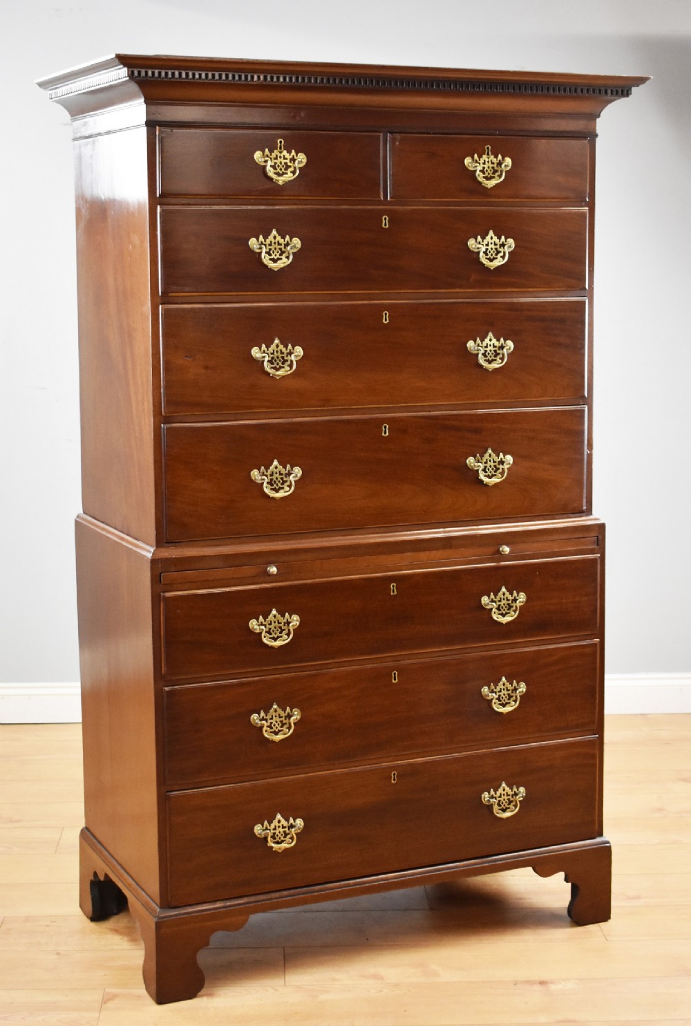 George III Mahogany Chest on Chest