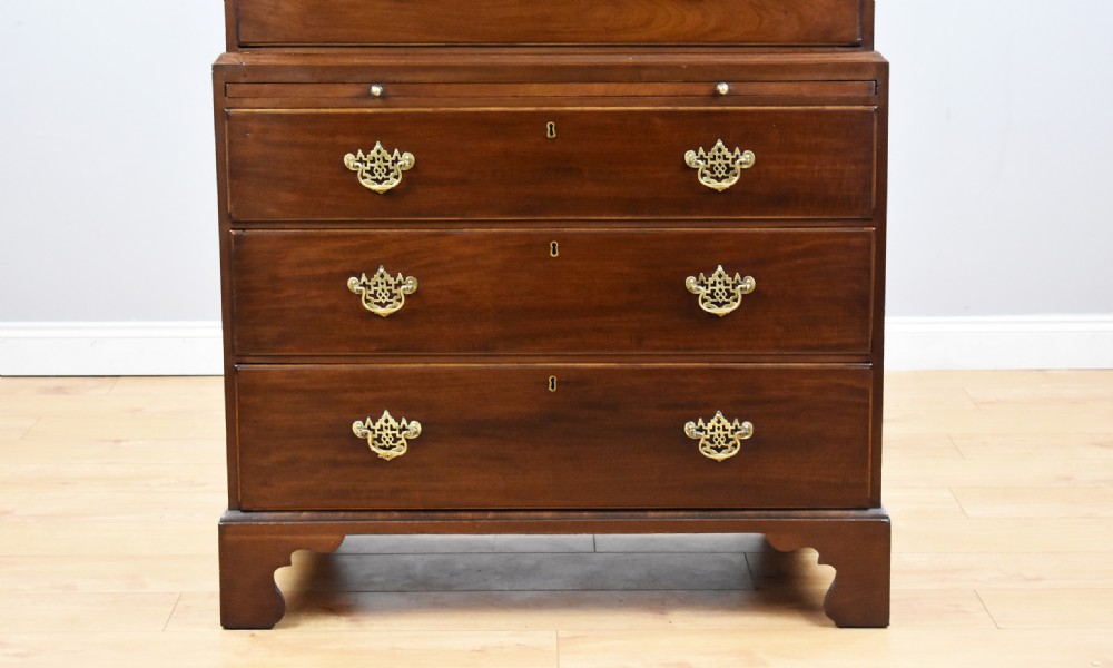 George III Mahogany Chest on Chest View III