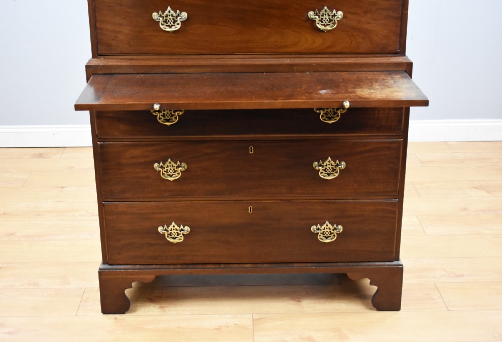 George III Mahogany Chest on Chest View V
