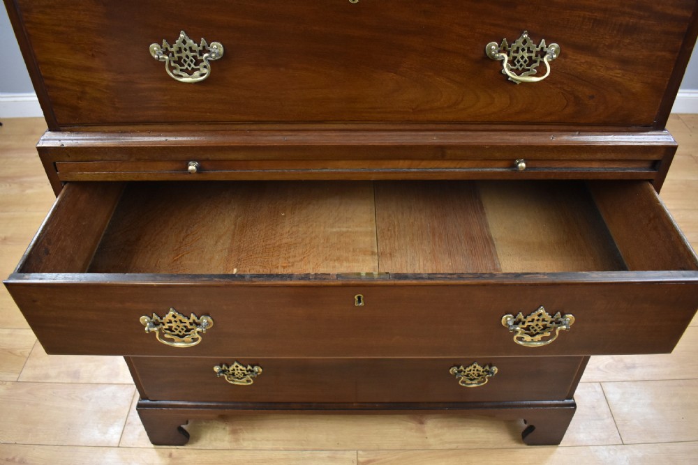 George III Mahogany Chest on Chest View IX