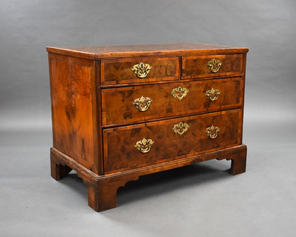 Early 18th Century Walnut Oyster Veneered Chest