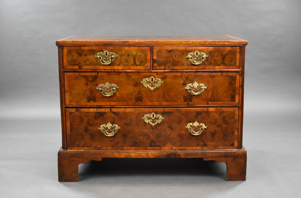Early 18th Century Walnut Oyster Veneered Chest View II