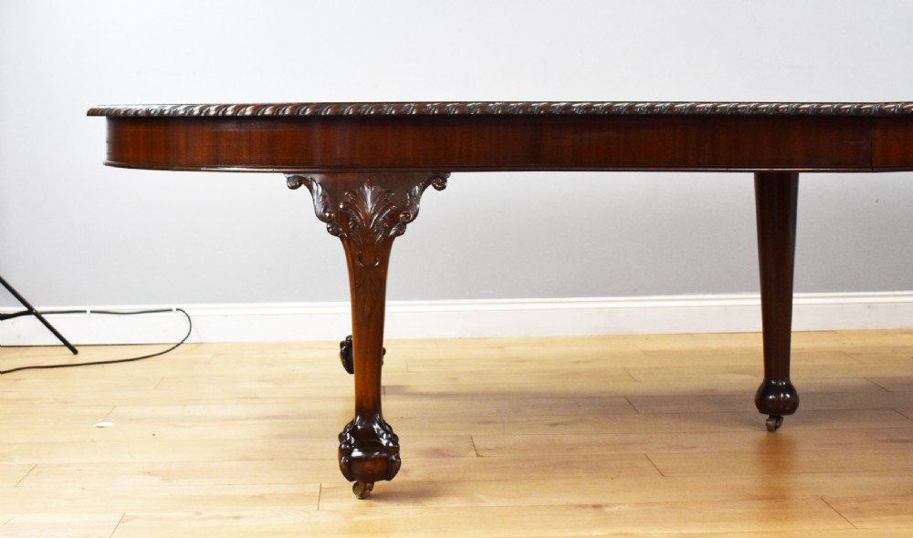 Large Chippendale Style Dining Table View II