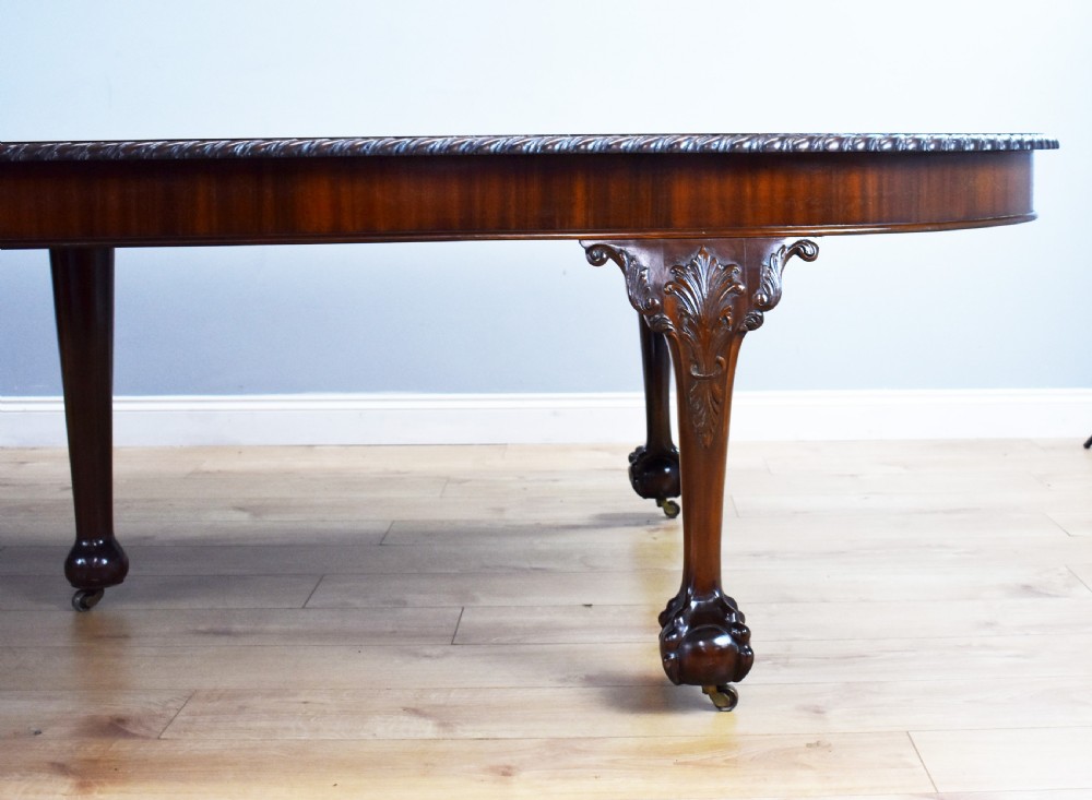 Large Chippendale Style Dining Table View III