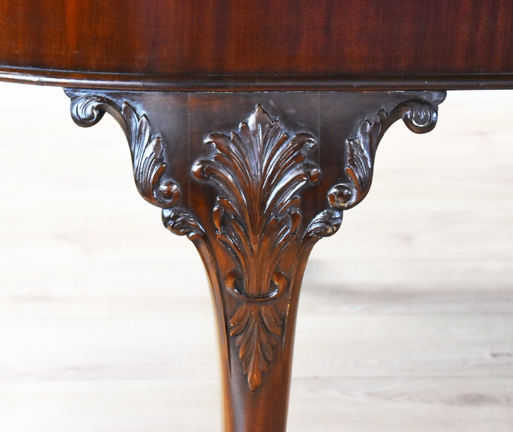 Large Chippendale Style Dining Table View V