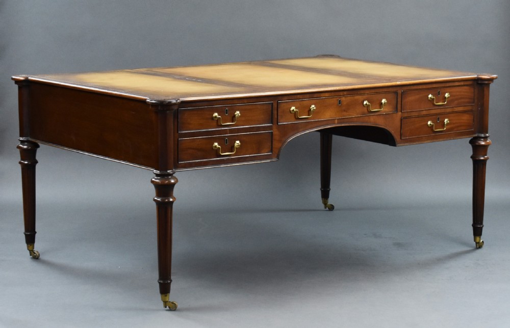 Large Mahogany Writing Table