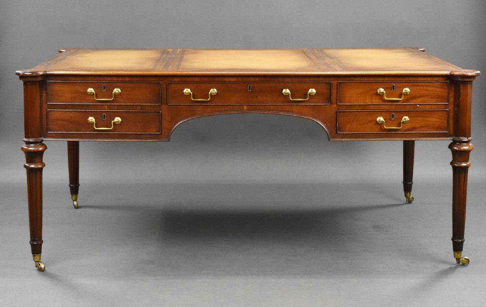 Large Mahogany Writing Table View II
