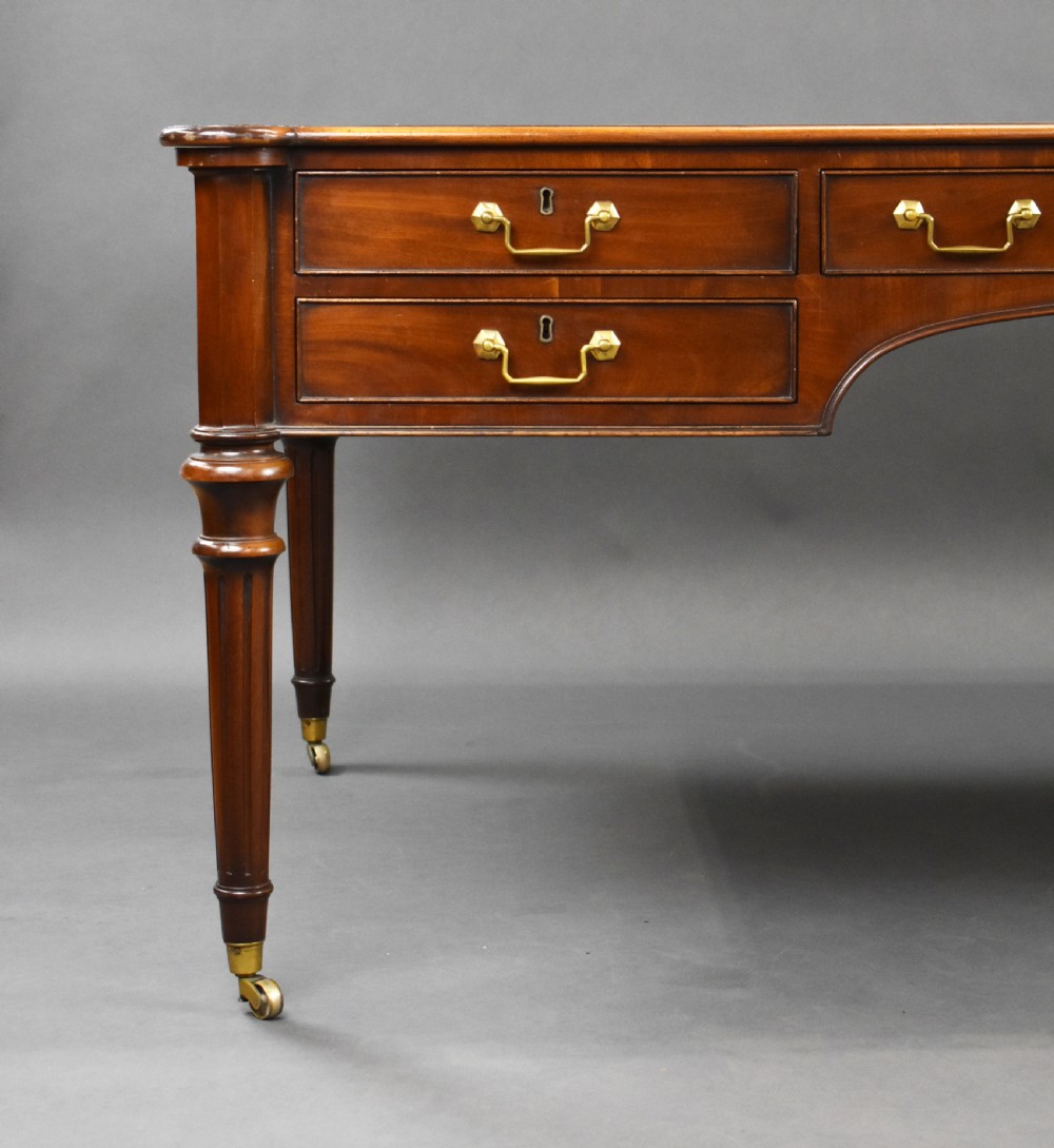 Large Mahogany Writing Table View VI
