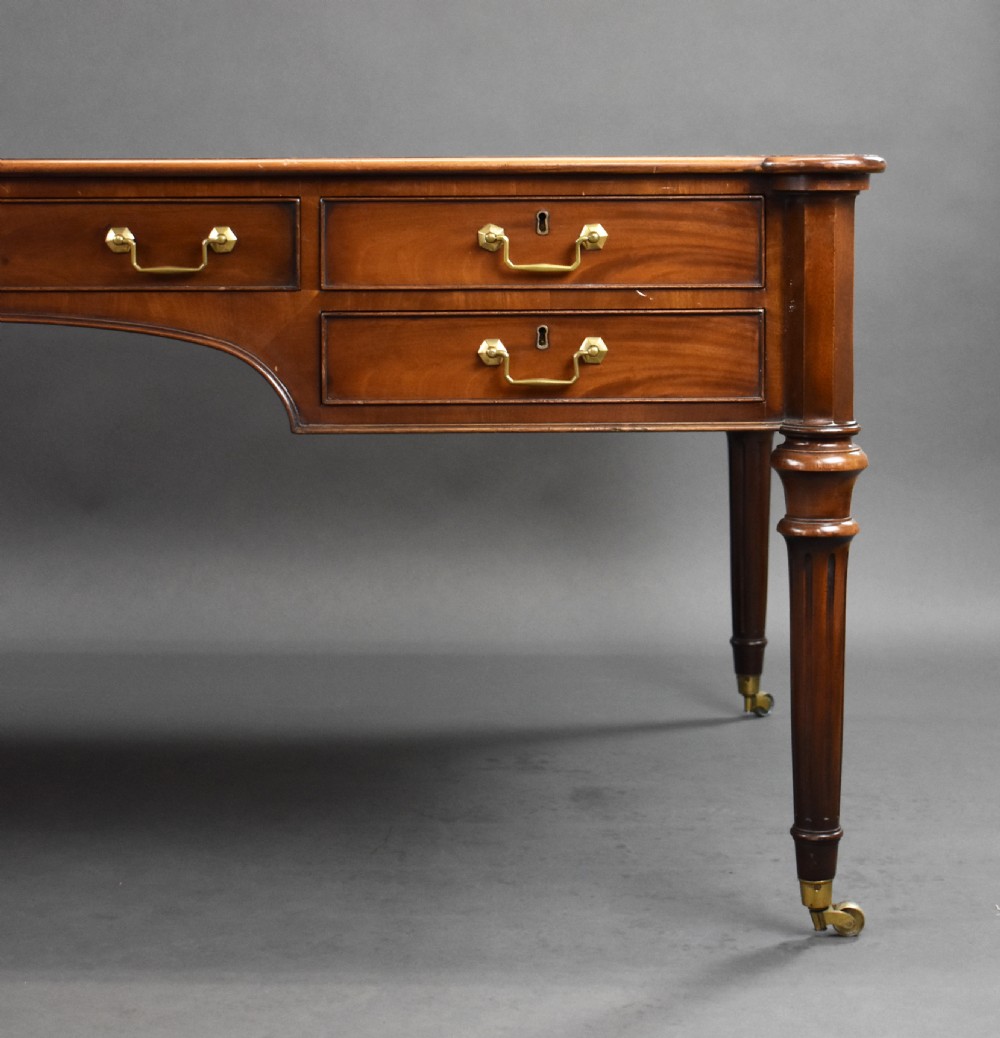 Large Mahogany Writing Table View VIII