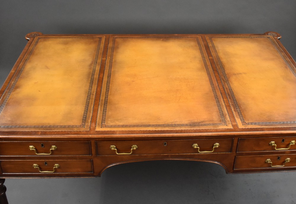 Large Mahogany Writing Table View XIII