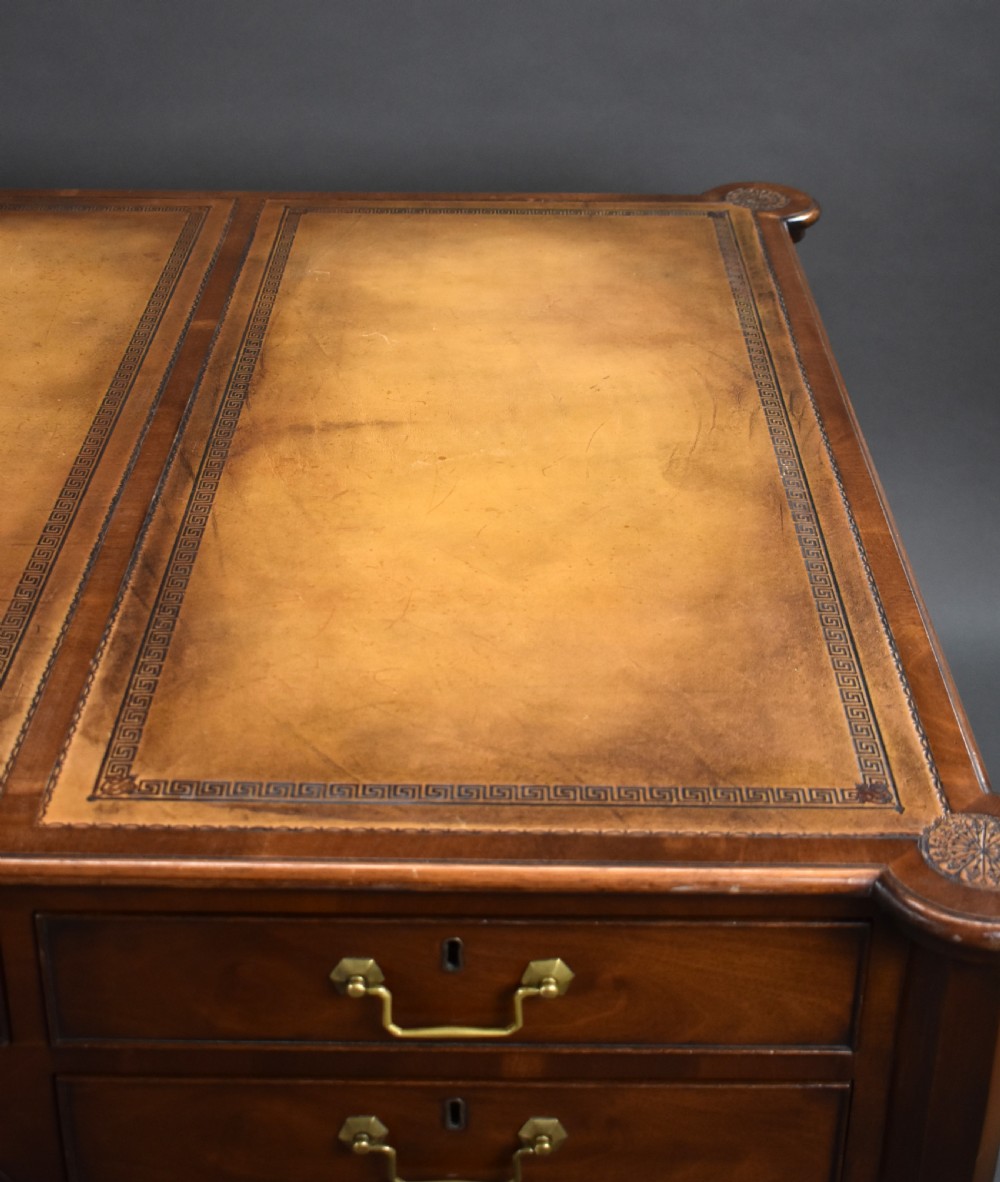 Large Mahogany Writing Table View XVI