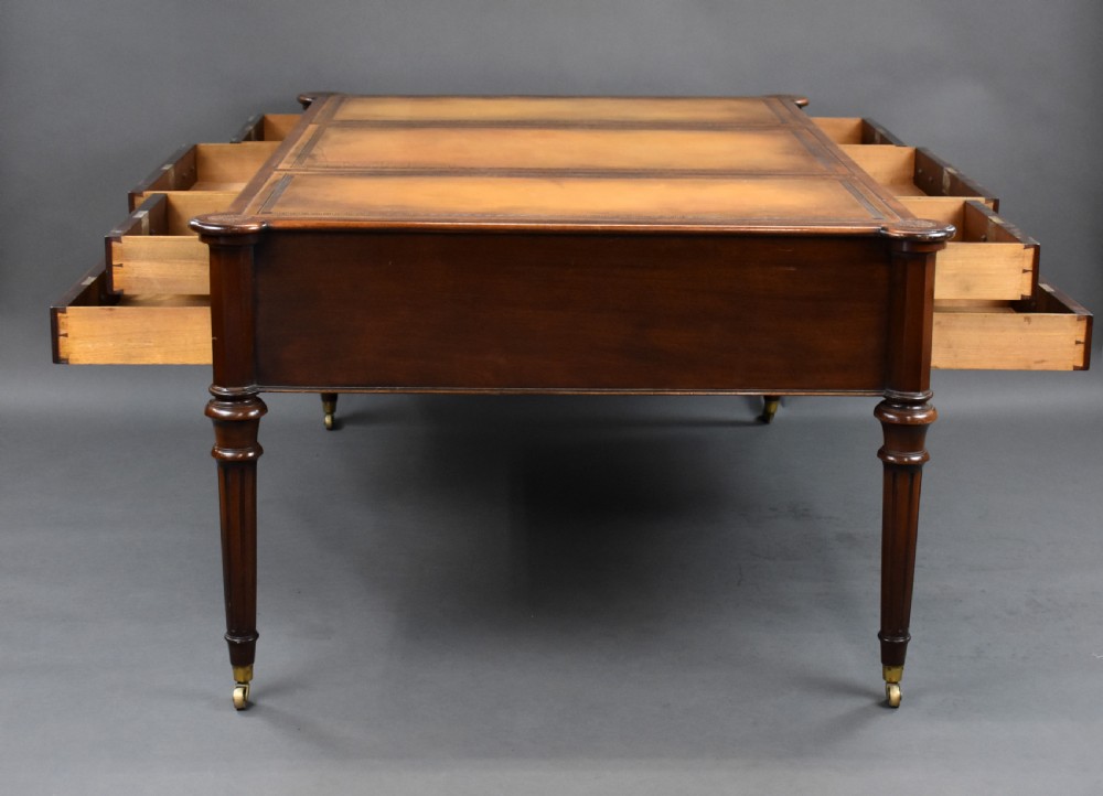 Large Mahogany Writing Table View XX