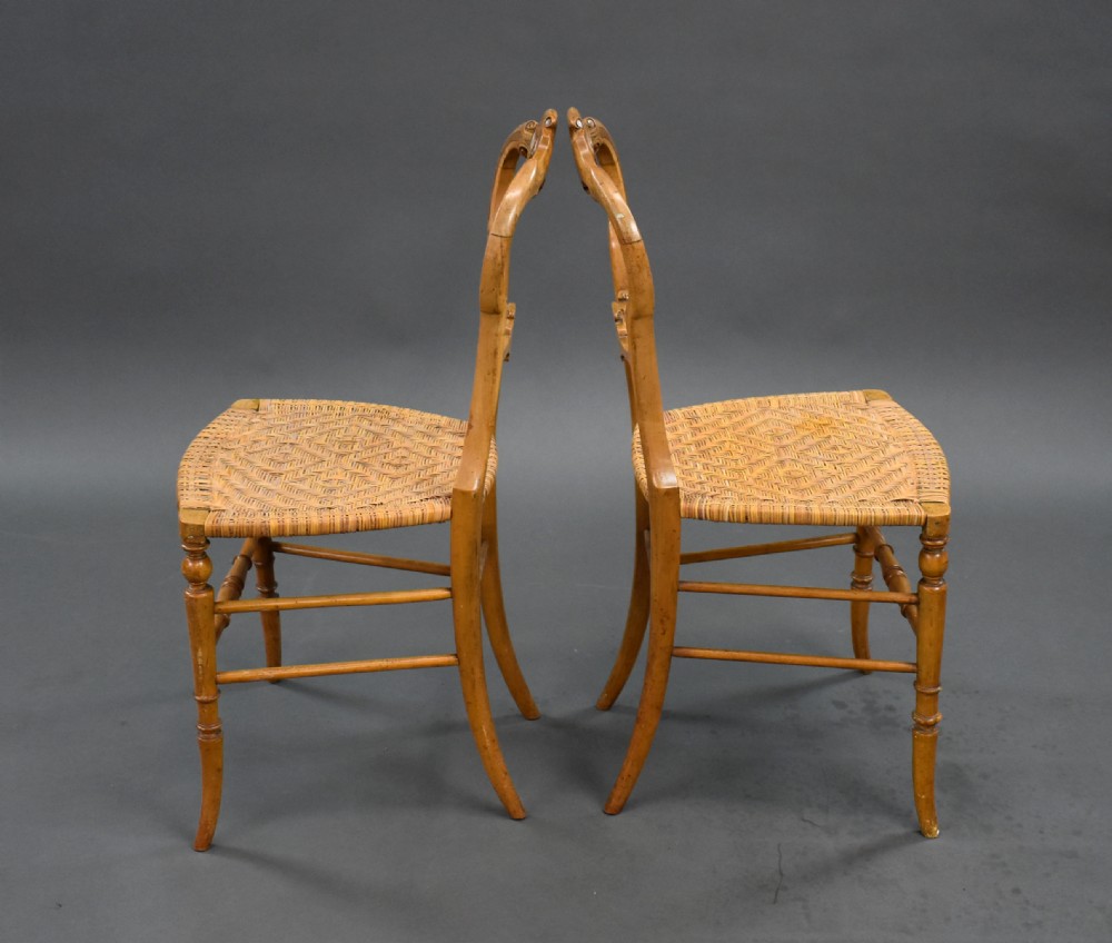 Pair of Victorian Walnut Salon Chairs View IV