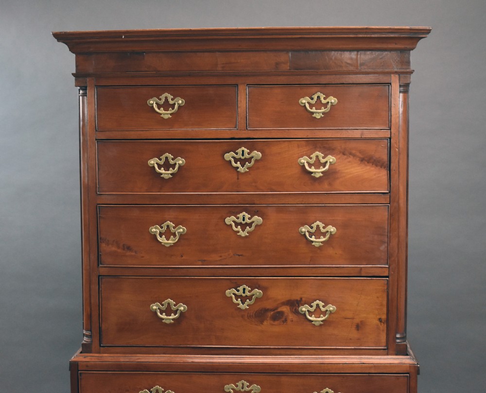 George II Red Walnut Chest on Chest View II